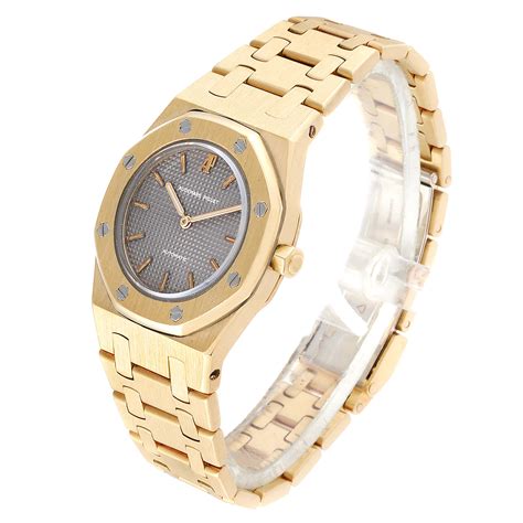 gold women's audemars piguet|Audemars Piguet gold watch price.